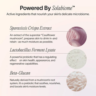 Solabiome Microbioma e trattamenti per la pelle che rafforzano la barriera cutanea